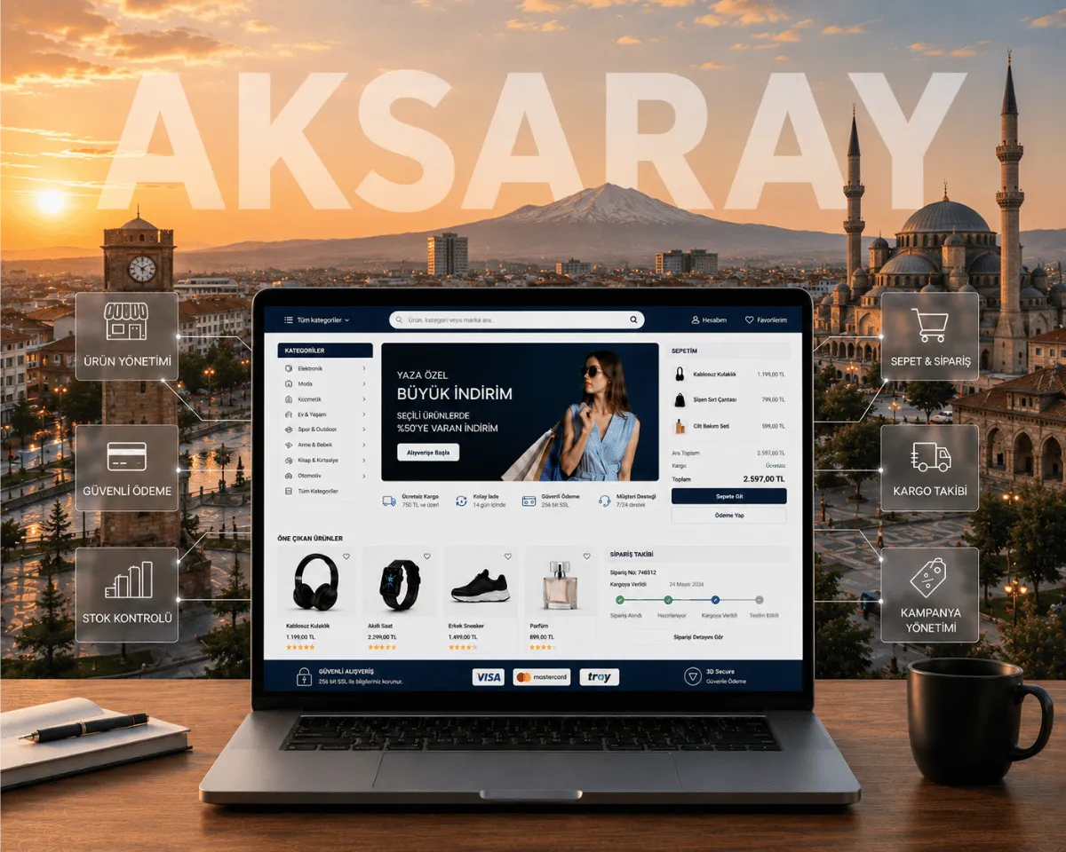 Aksaray e-ticaret sitesi | Webioo