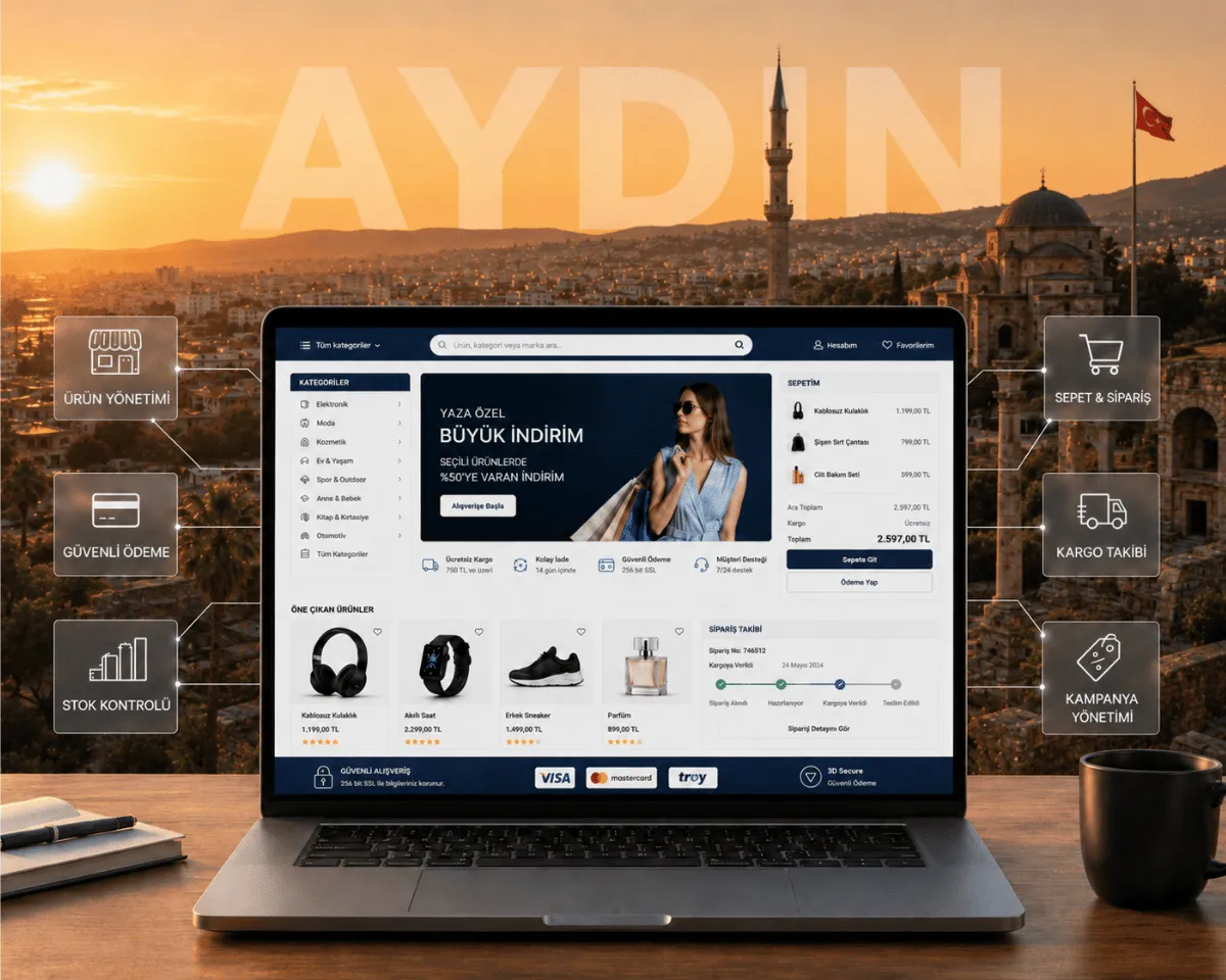 Aydın E-Ticaret Sitesi - Webioo
