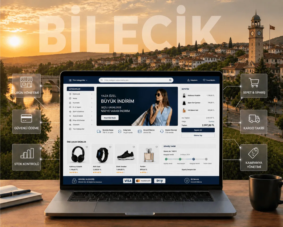 Bilecik E-Ticaret Sitesi - Webioo
