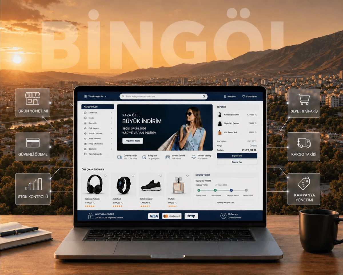 Bingöl e-ticaret sitesi | Webioo