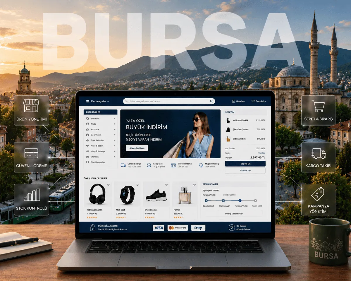 Bursa E-Ticaret Sitesi - Webioo