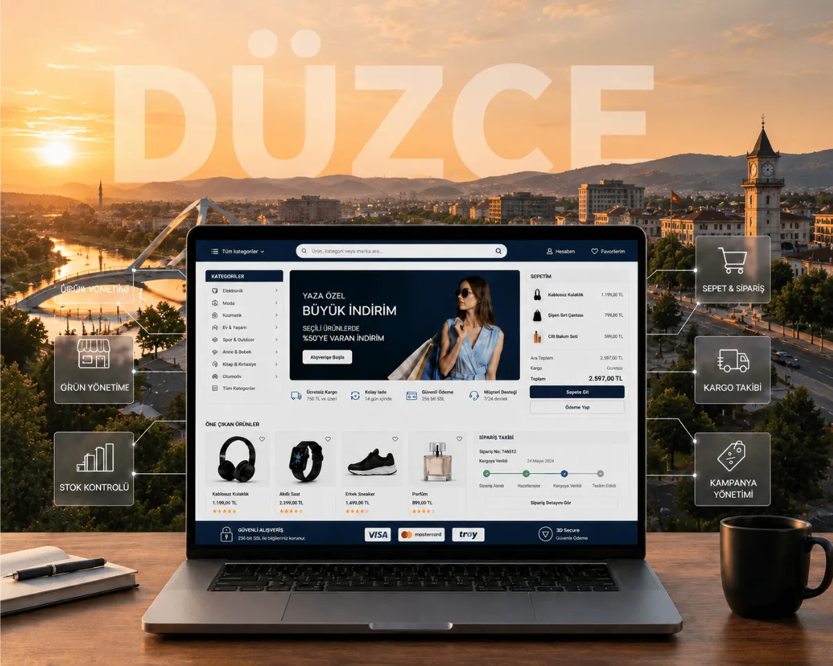 Düzce e-ticaret sitesi | Webioo