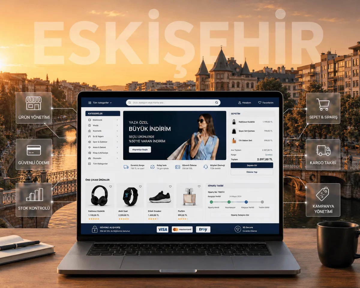 Eskişehir E-Ticaret Sitesi - Webioo