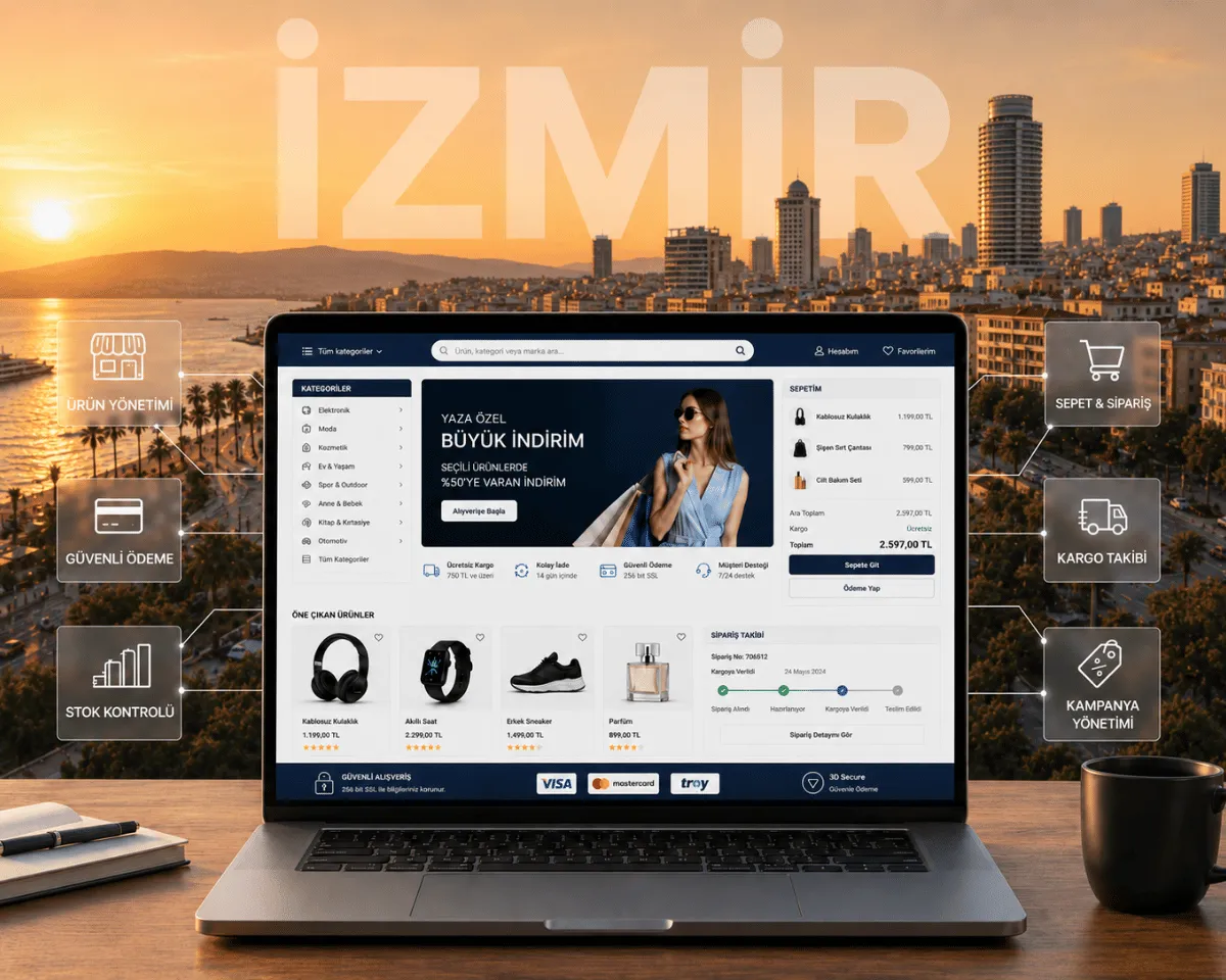 İzmir E-Ticaret Sitesi - Webioo