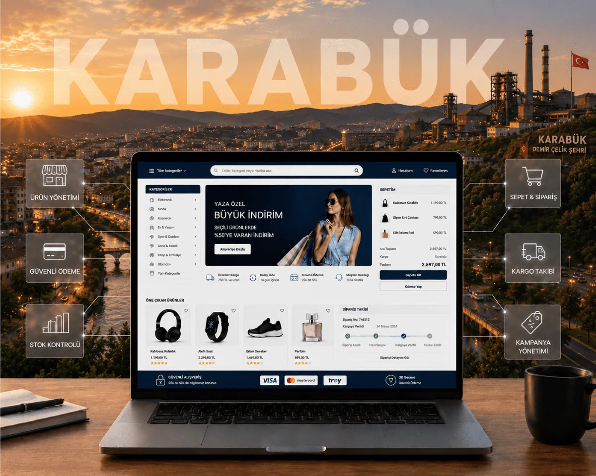 Karabük e-ticaret sitesi | Webioo