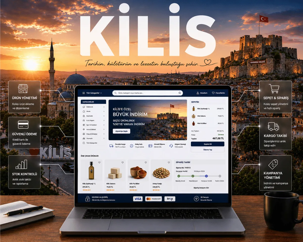 Kilis e-ticaret sitesi | Webioo