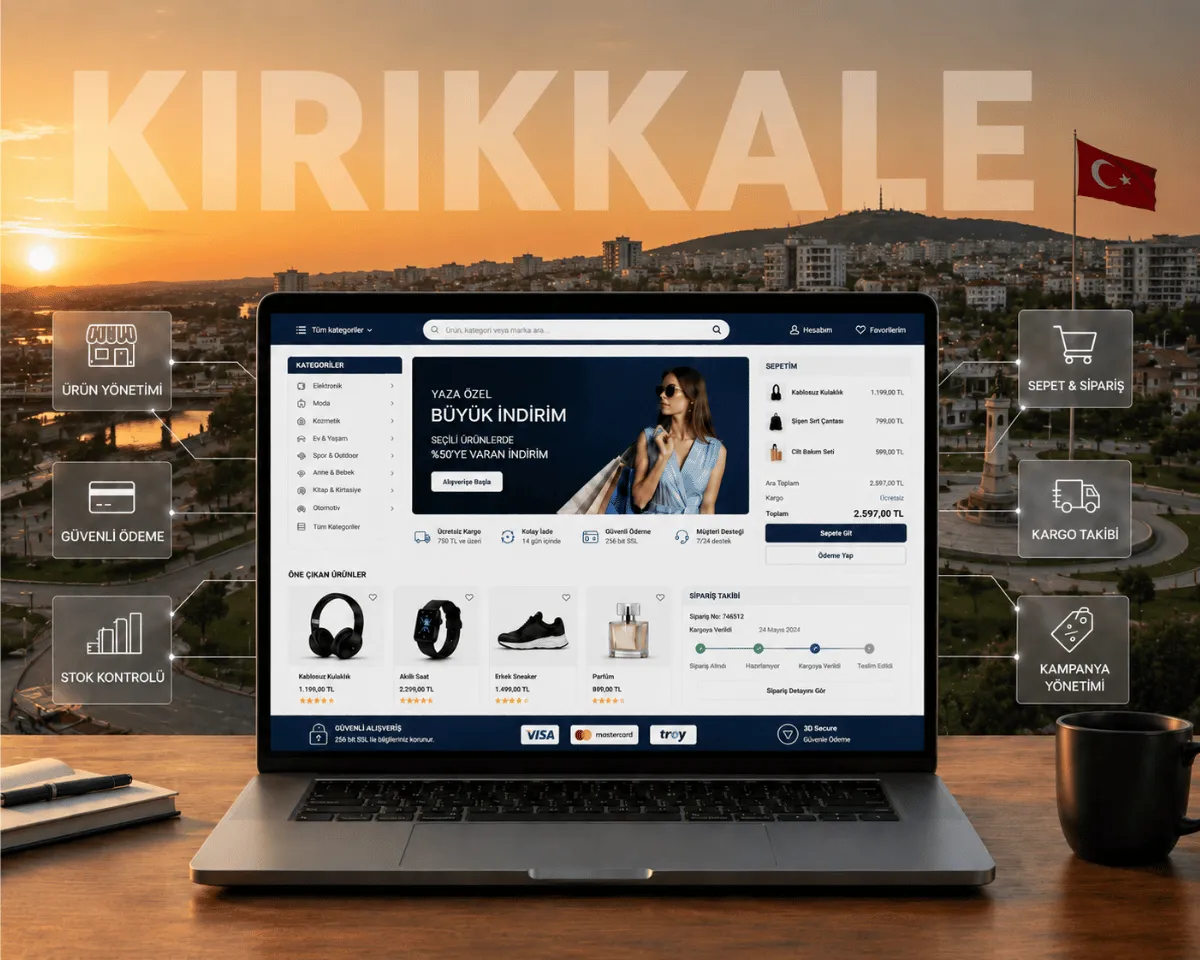 Kırıkkale e-ticaret sitesi | Webioo