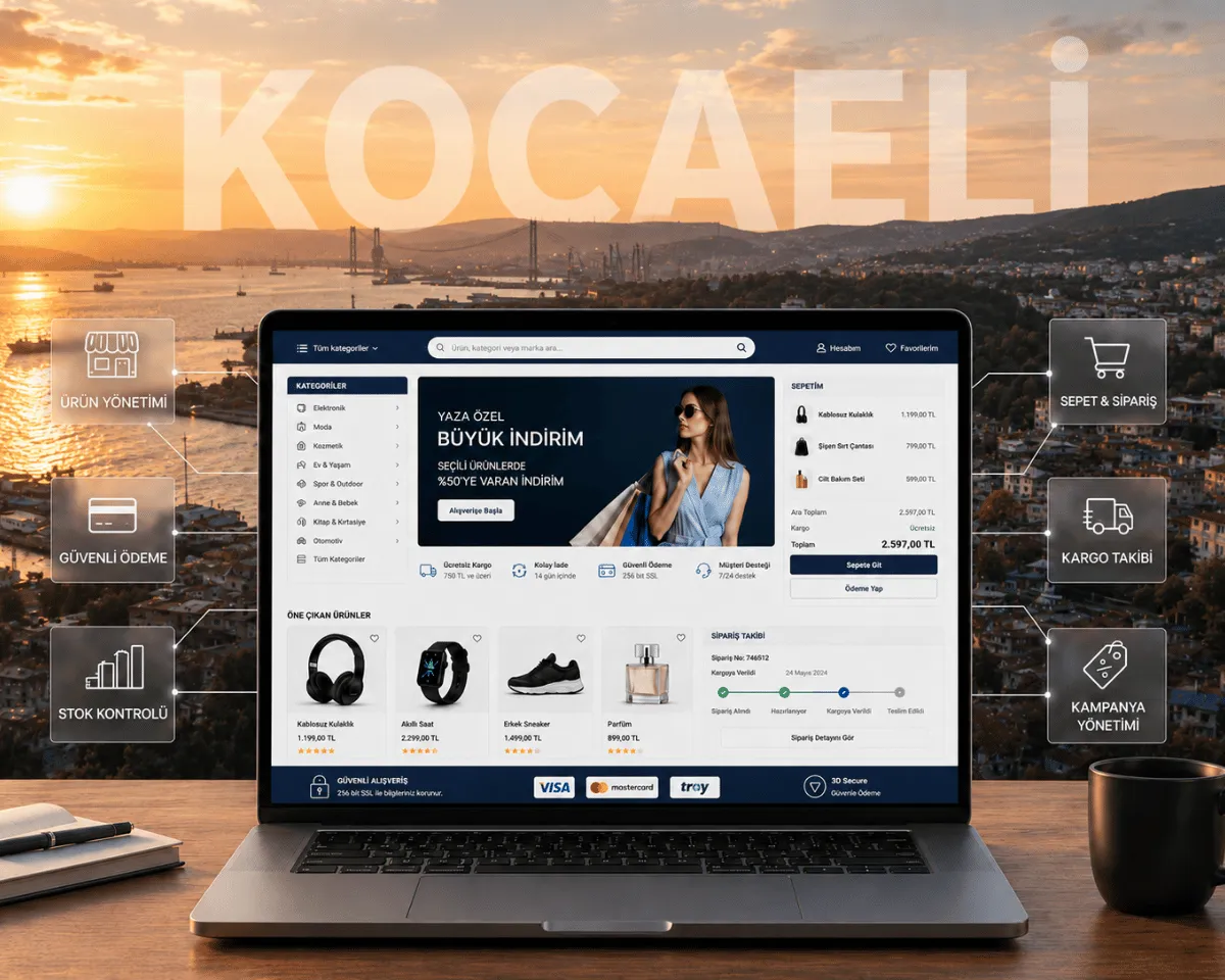 Kocaeli e-ticaret sitesi | Webioo