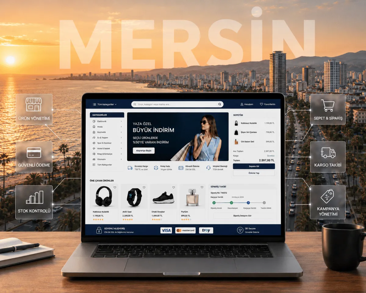 Mersin E-Ticaret Sitesi - Webioo