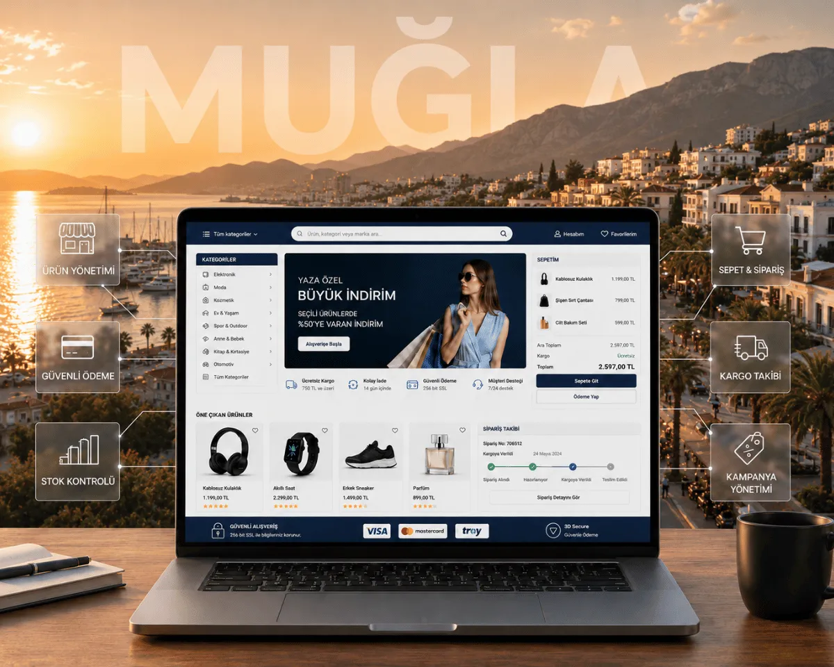 Muğla E-Ticaret Sitesi - Webioo