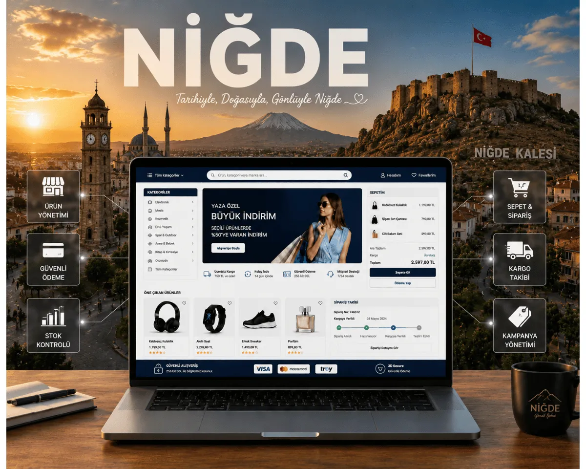 Niğde e-ticaret sitesi | Webioo