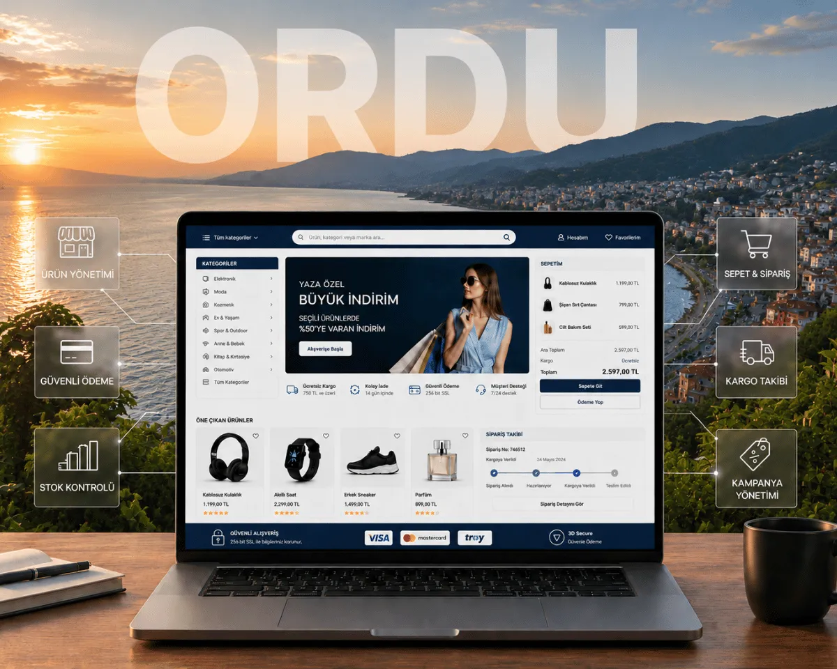 Ordu e-ticaret sitesi | Webioo