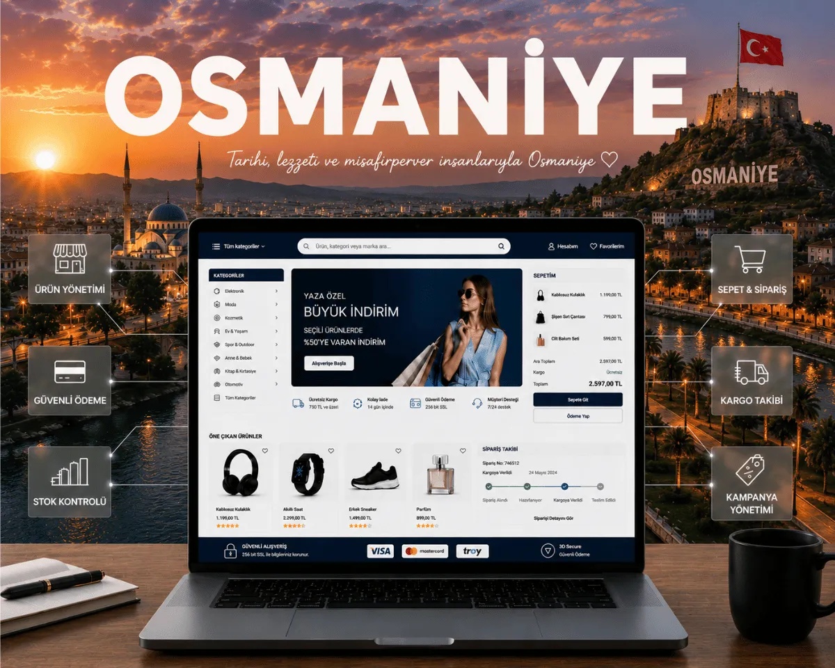 Osmaniye e-ticaret sitesi | Webioo