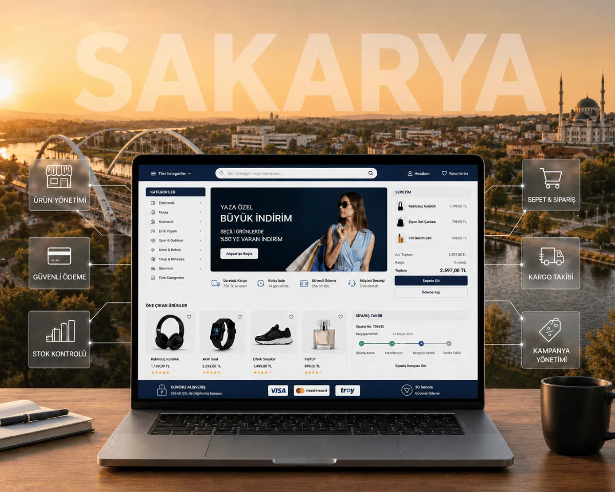 Sakarya e-ticaret sitesi | Webioo