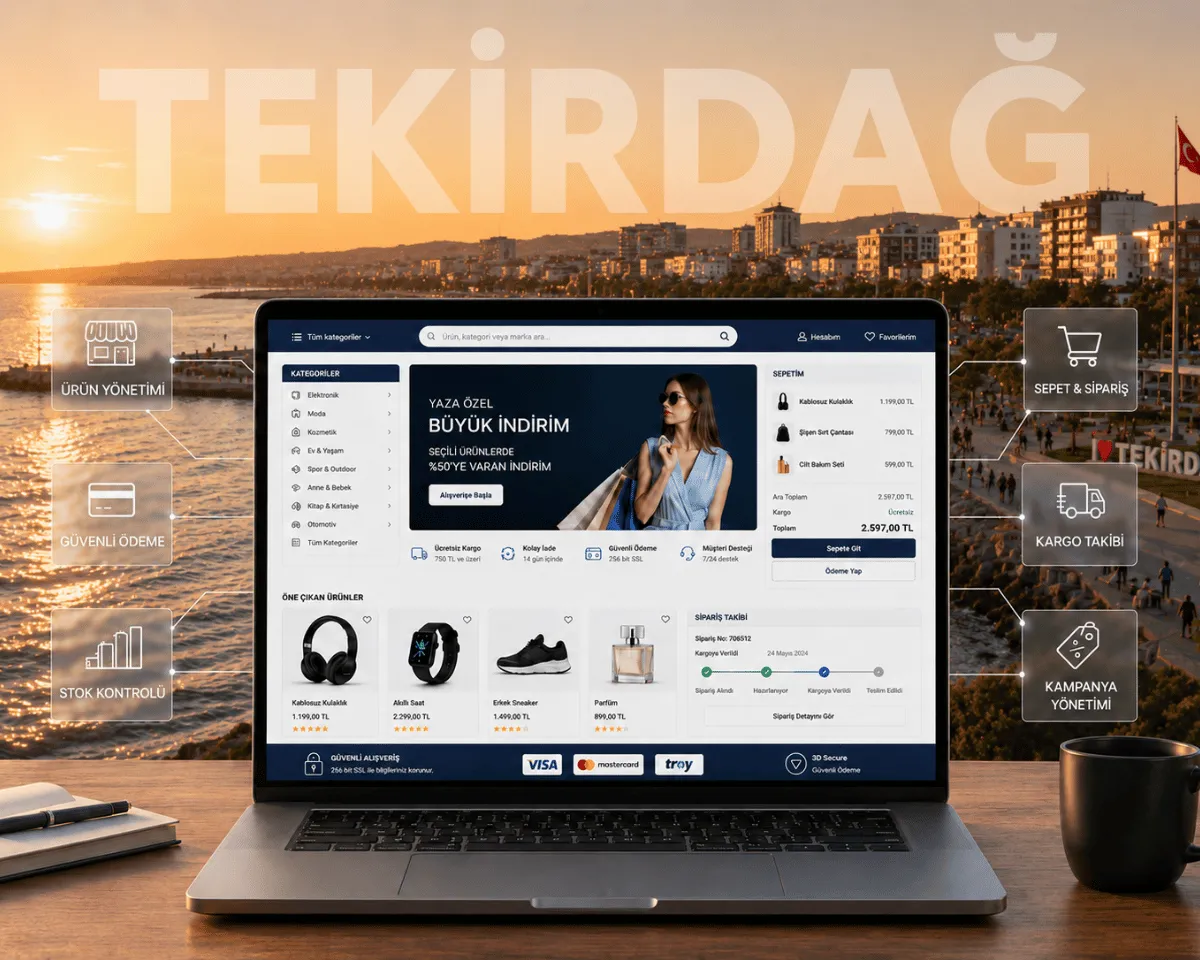 Tekirdağ e-ticaret sitesi | Webioo