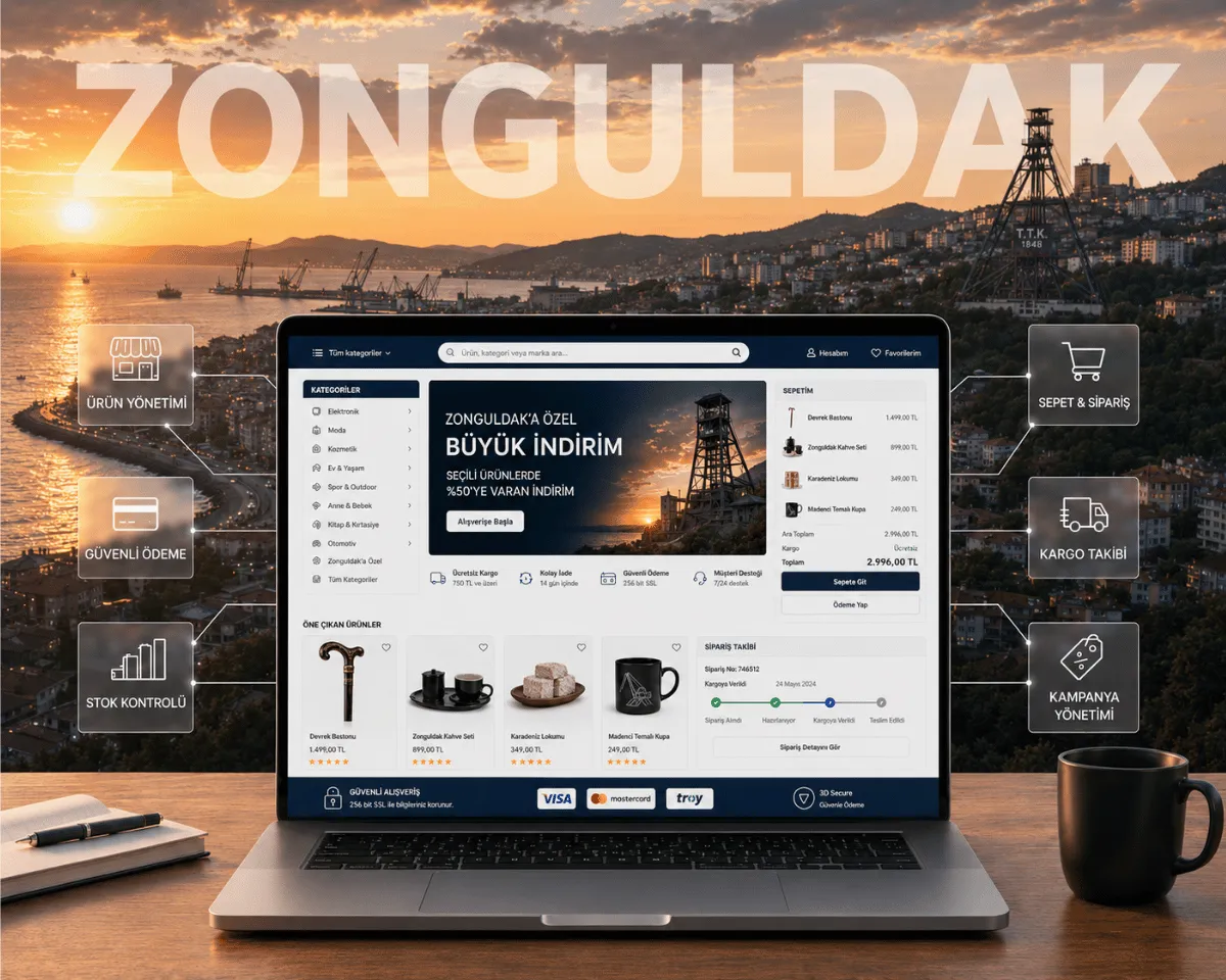 Zonguldak e-ticaret sitesi | Webioo