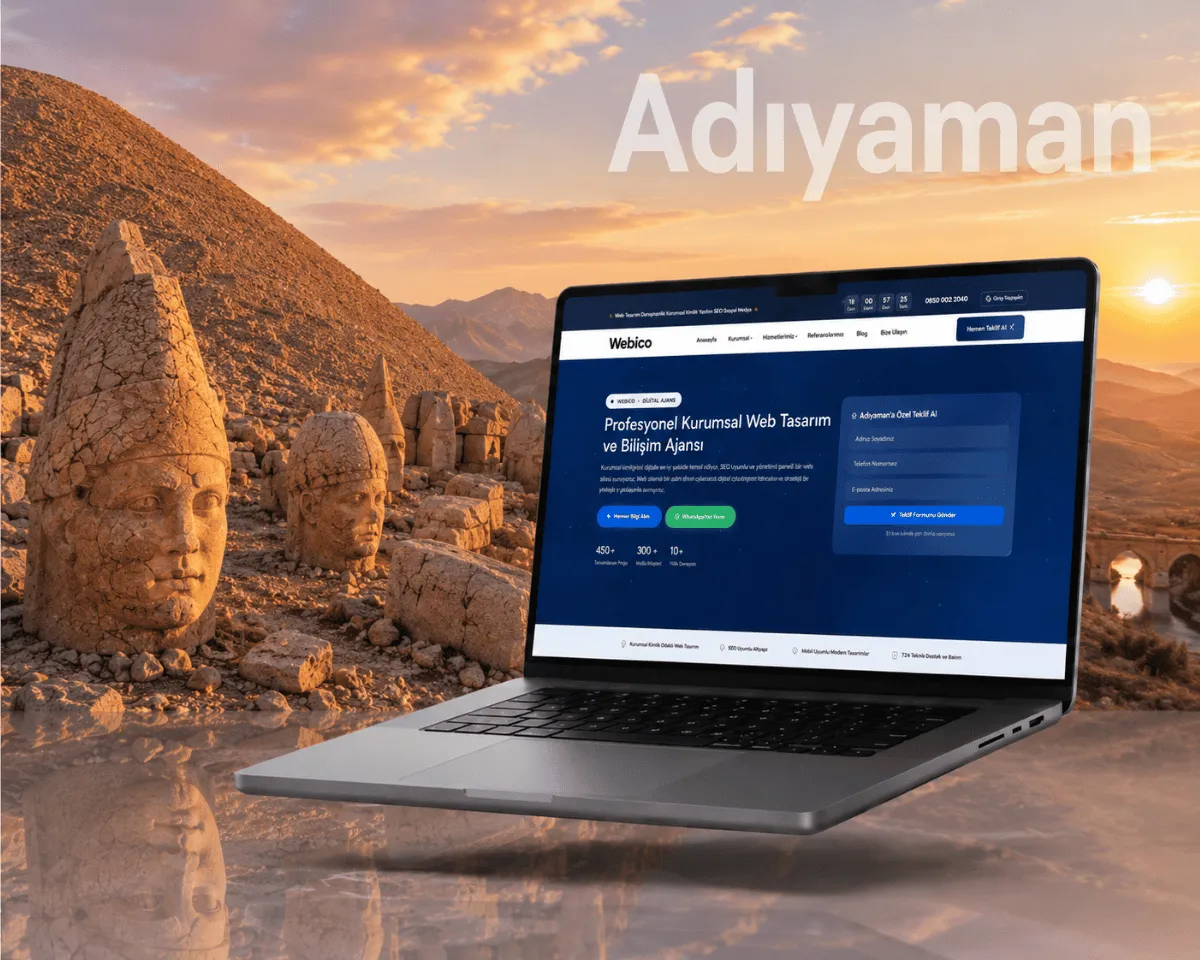 Adıyaman web tasarım | Webioo