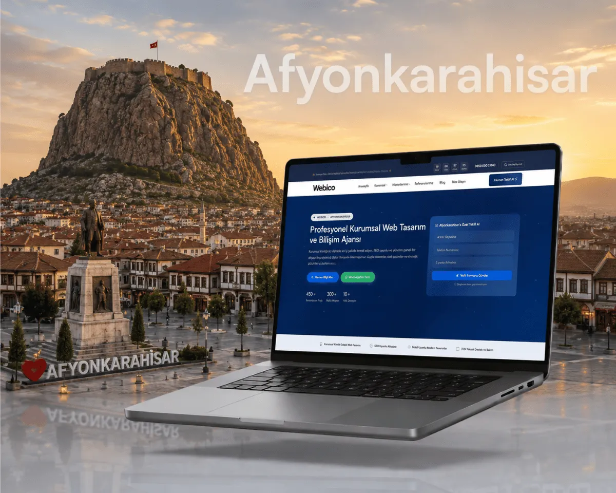Afyonkarahisar web tasarım | Webioo