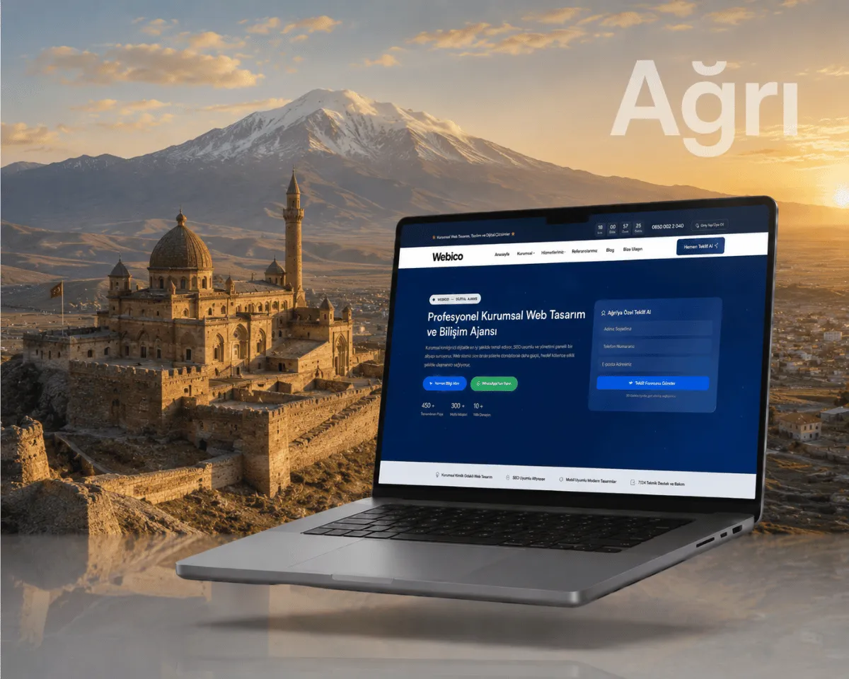 Ağrı Web Tasarım - Webioo