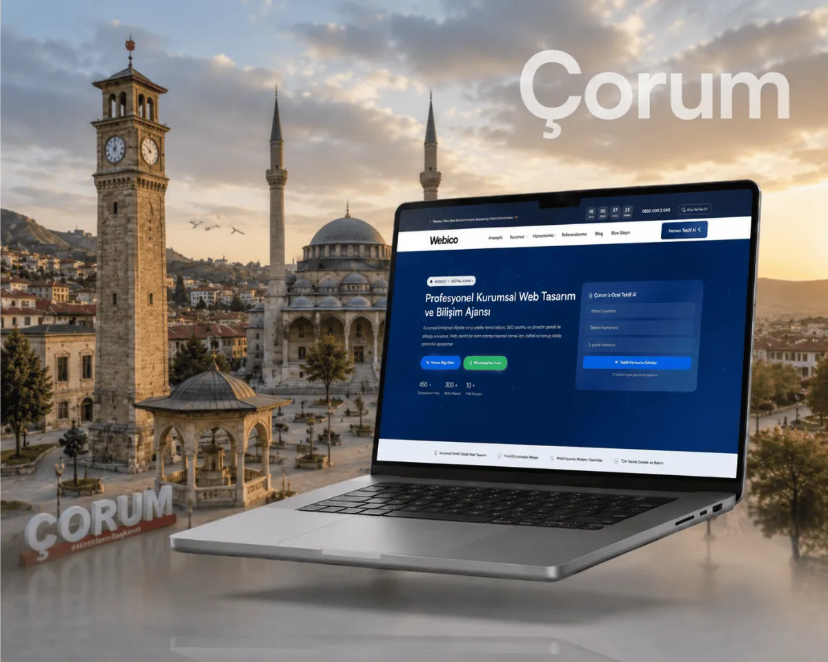 Çorum Web Tasarım - Webioo
