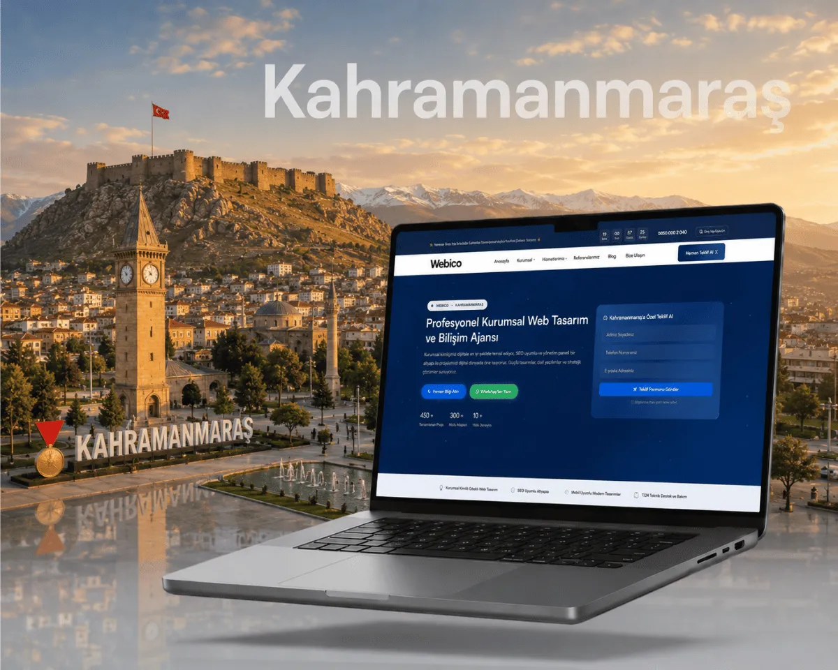 Kahramanmaraş web tasarım | Webioo