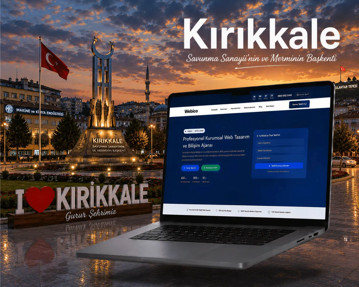 Kırıkkale web tasarım | Webioo