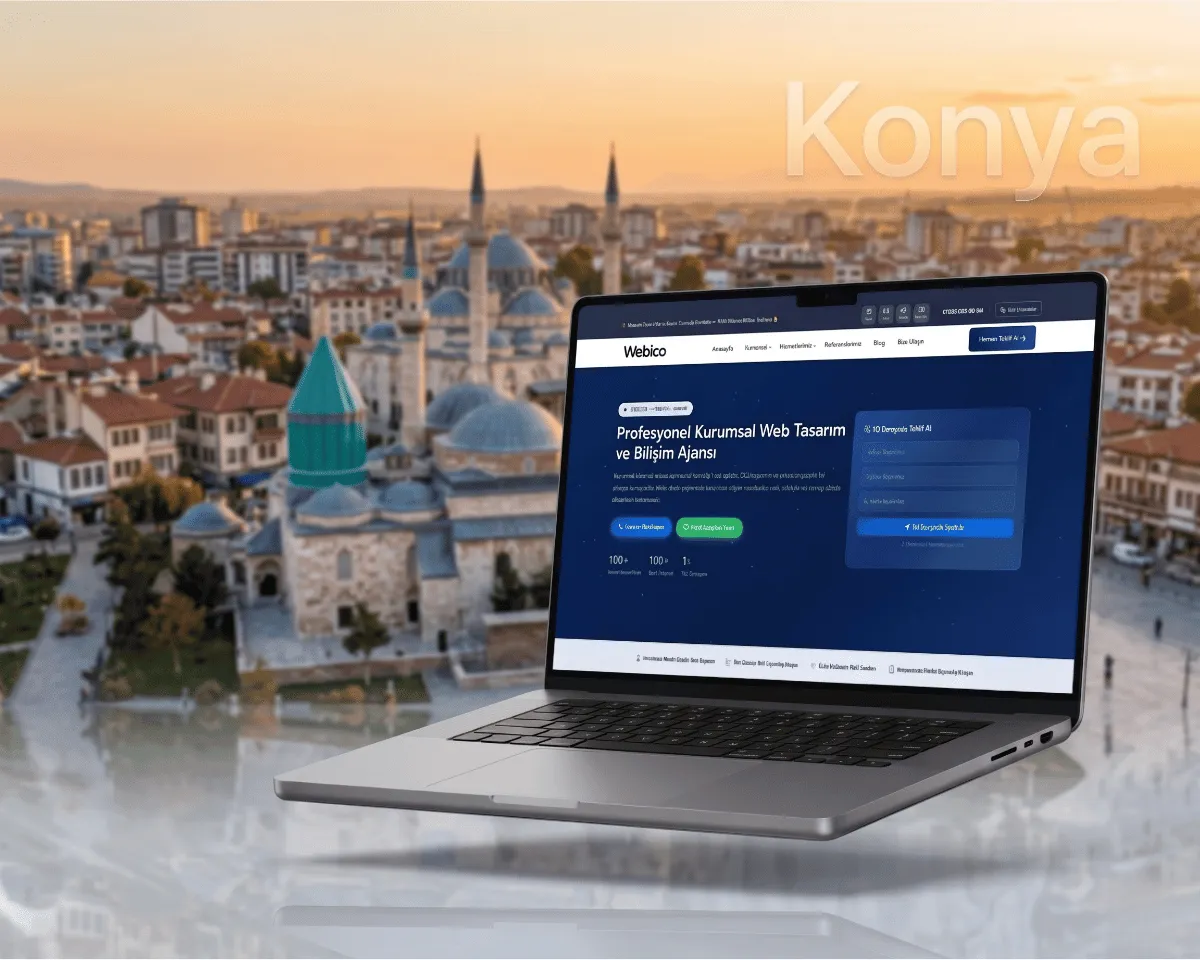 Konya kurumsal web tasarım | Webioo