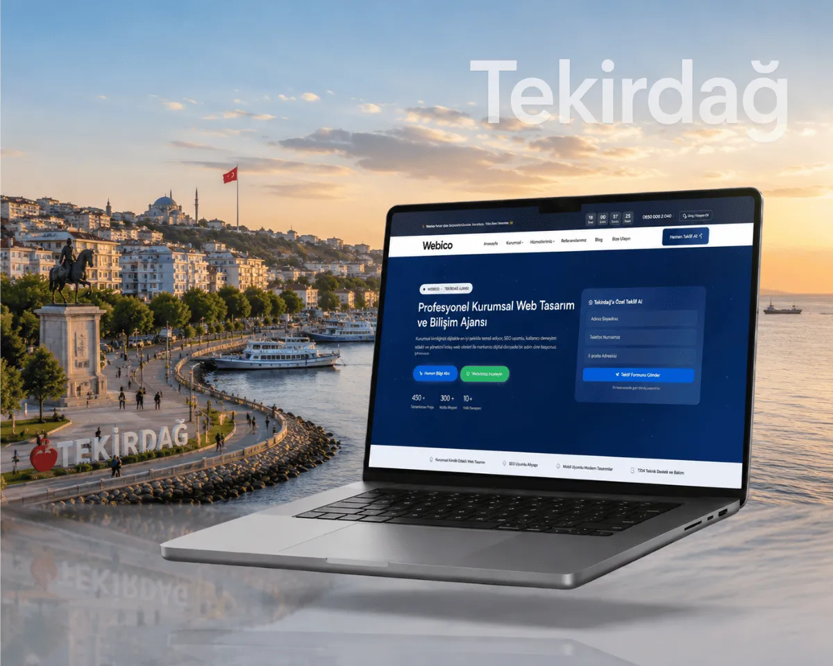 Tekirdağ web tasarım | Webioo