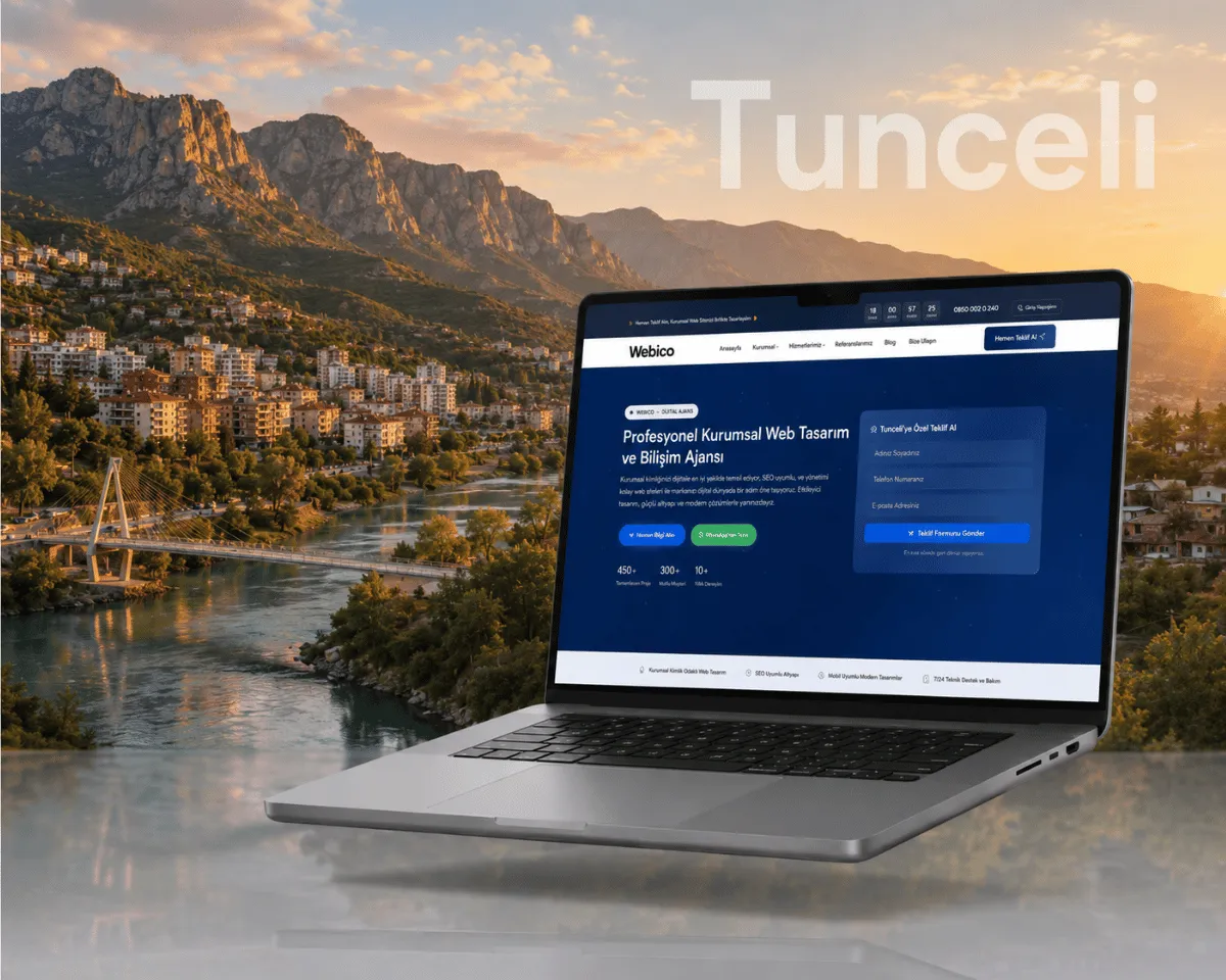 Tunceli web tasarım | Webioo