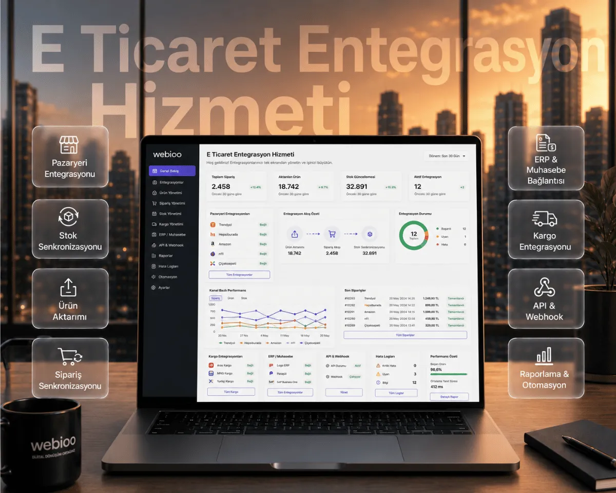 E Ticaret Entegrasyon Hizmeti hizmeti | Webioo
