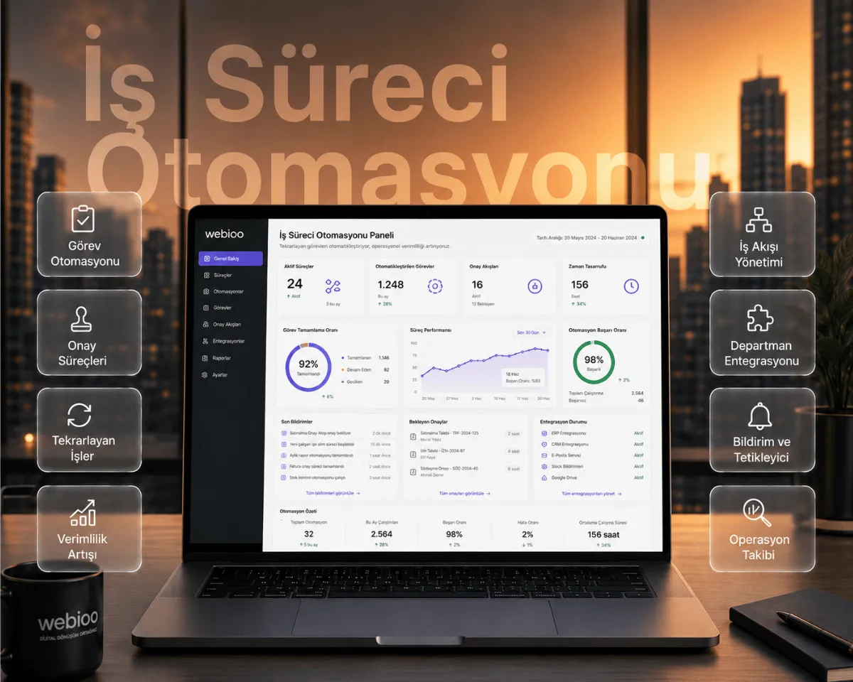İş Süreci Otomasyonu hizmeti | Webioo