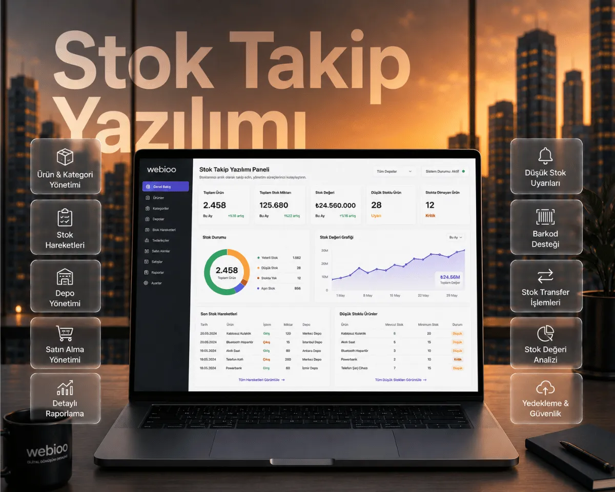 Stok Takip Yazılımı hizmeti | Webioo