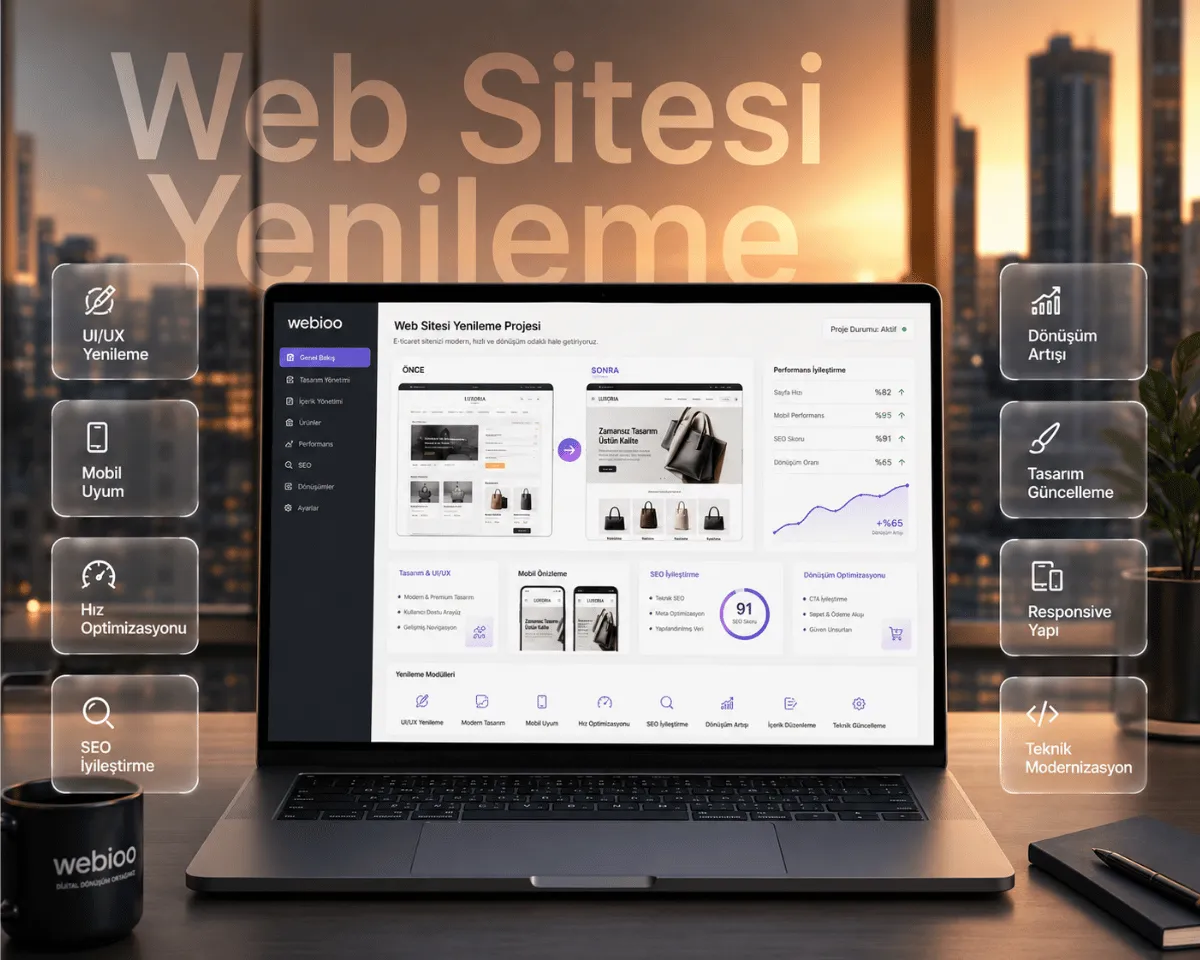 Web Sitesi Yenileme Hizmeti hizmeti | Webioo