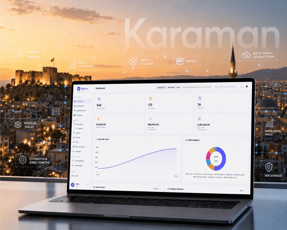 Karaman web yazılım | Webioo