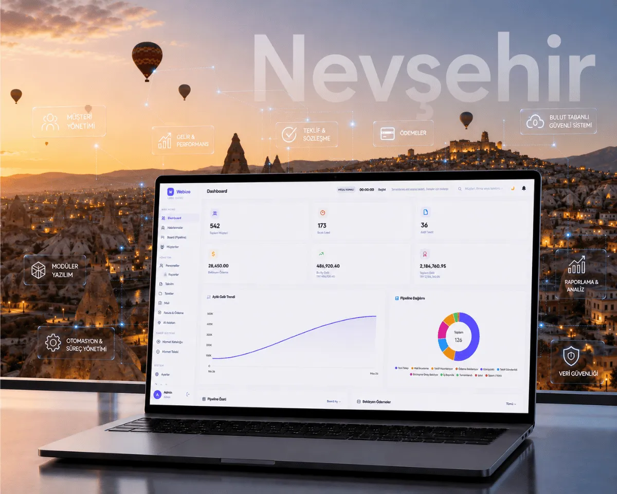 Nevşehir Web Yazılım - Webioo