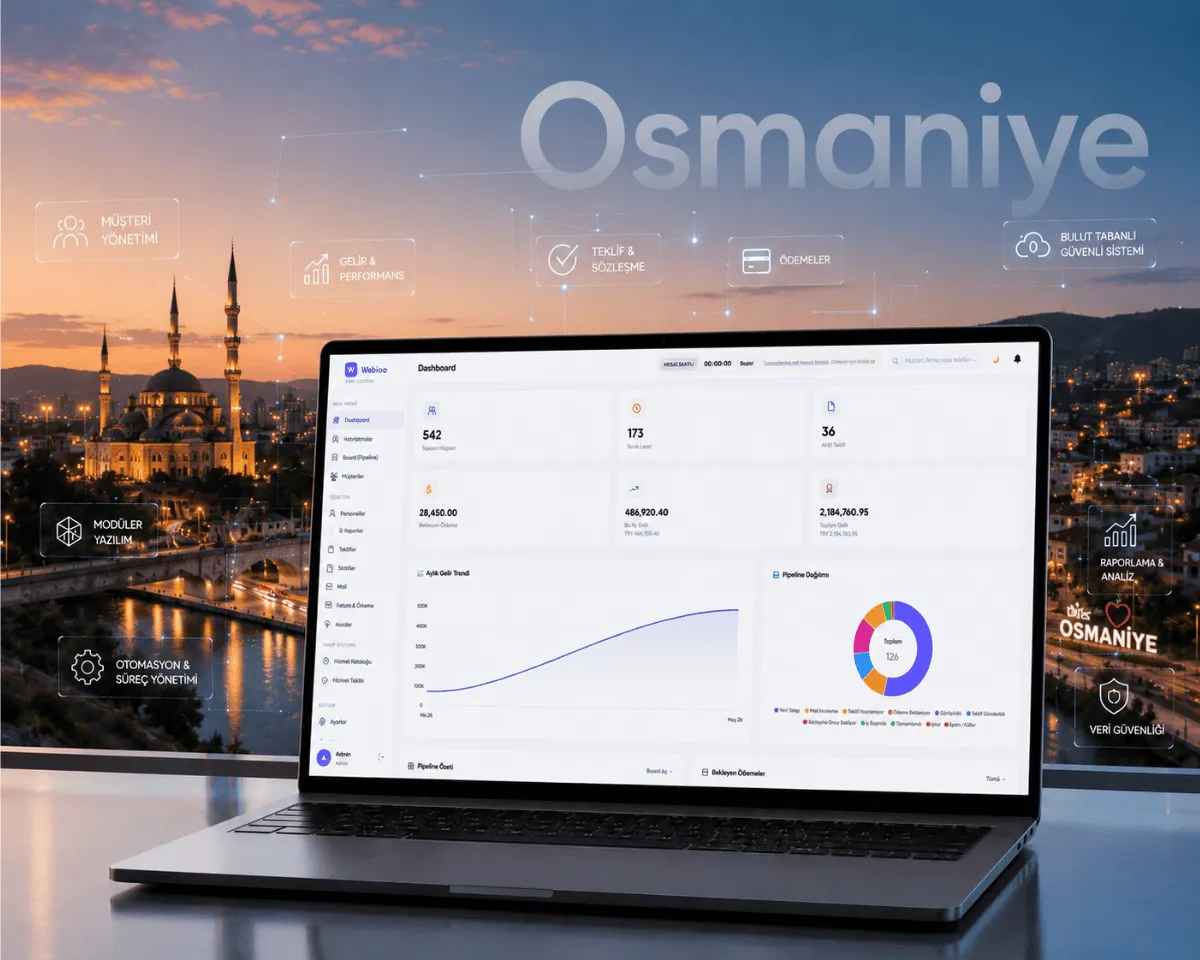 Osmaniye web yazılım | Webioo