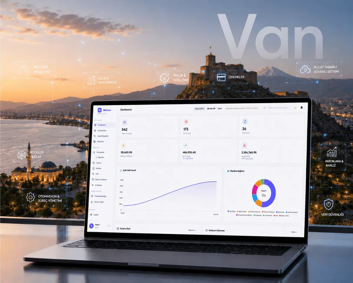 Van Web Yazılım Hizmeti - Webioo
