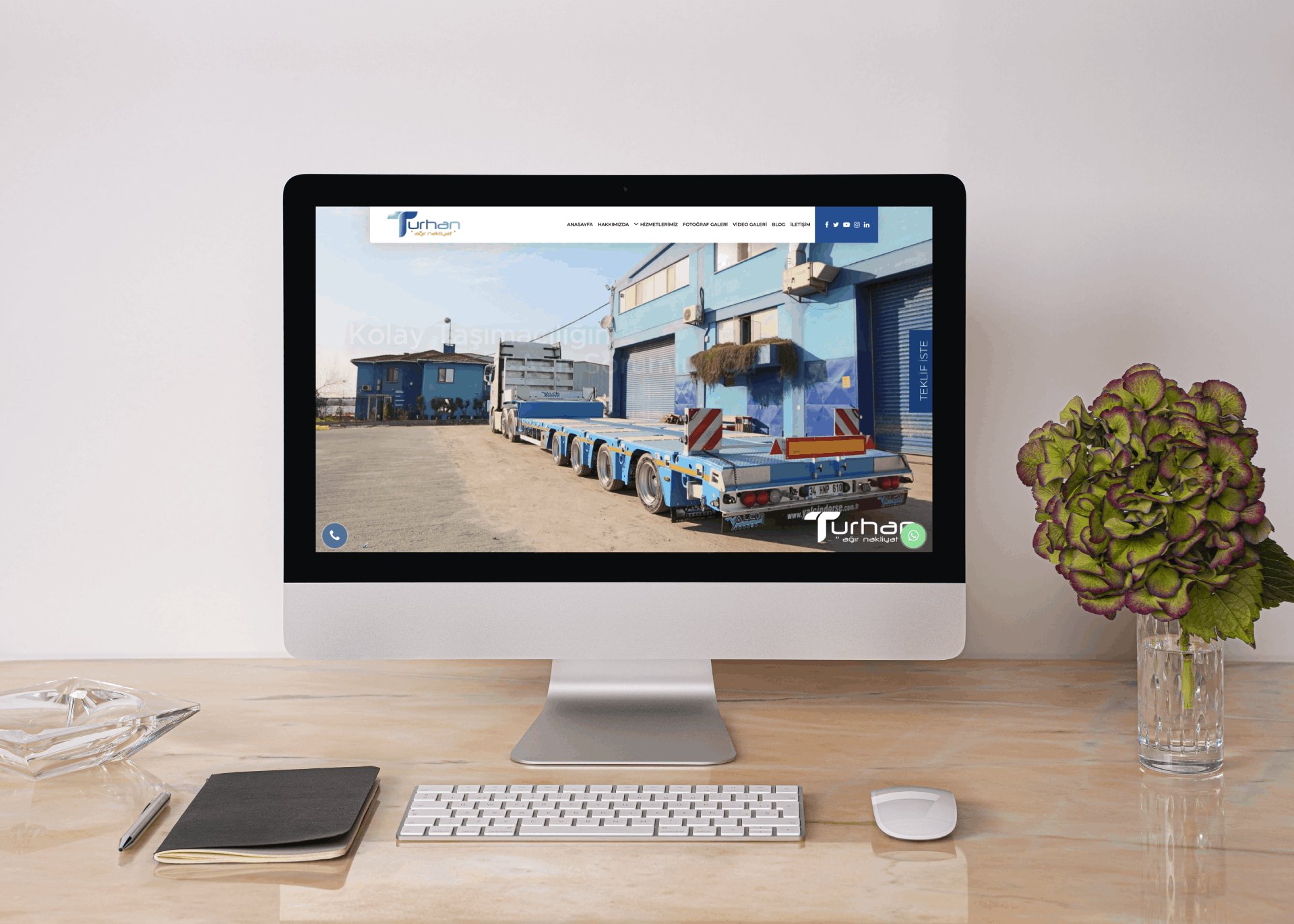 Turhan Ağır Nakliyat Web Sitesi