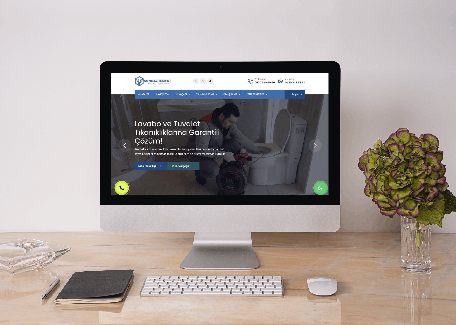 Songaz Tesisat Web Sitesi