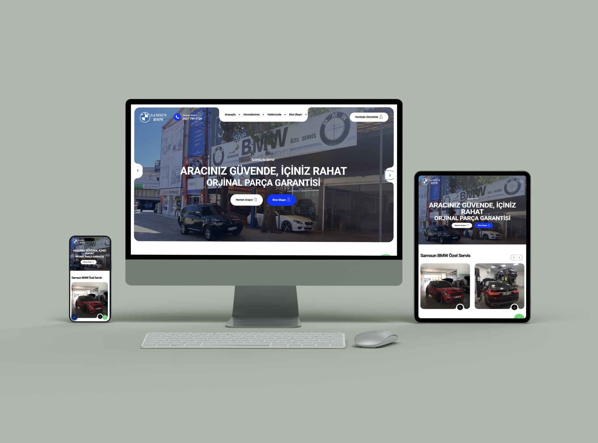 Samsun BMW Özel Servis Web Sitesi