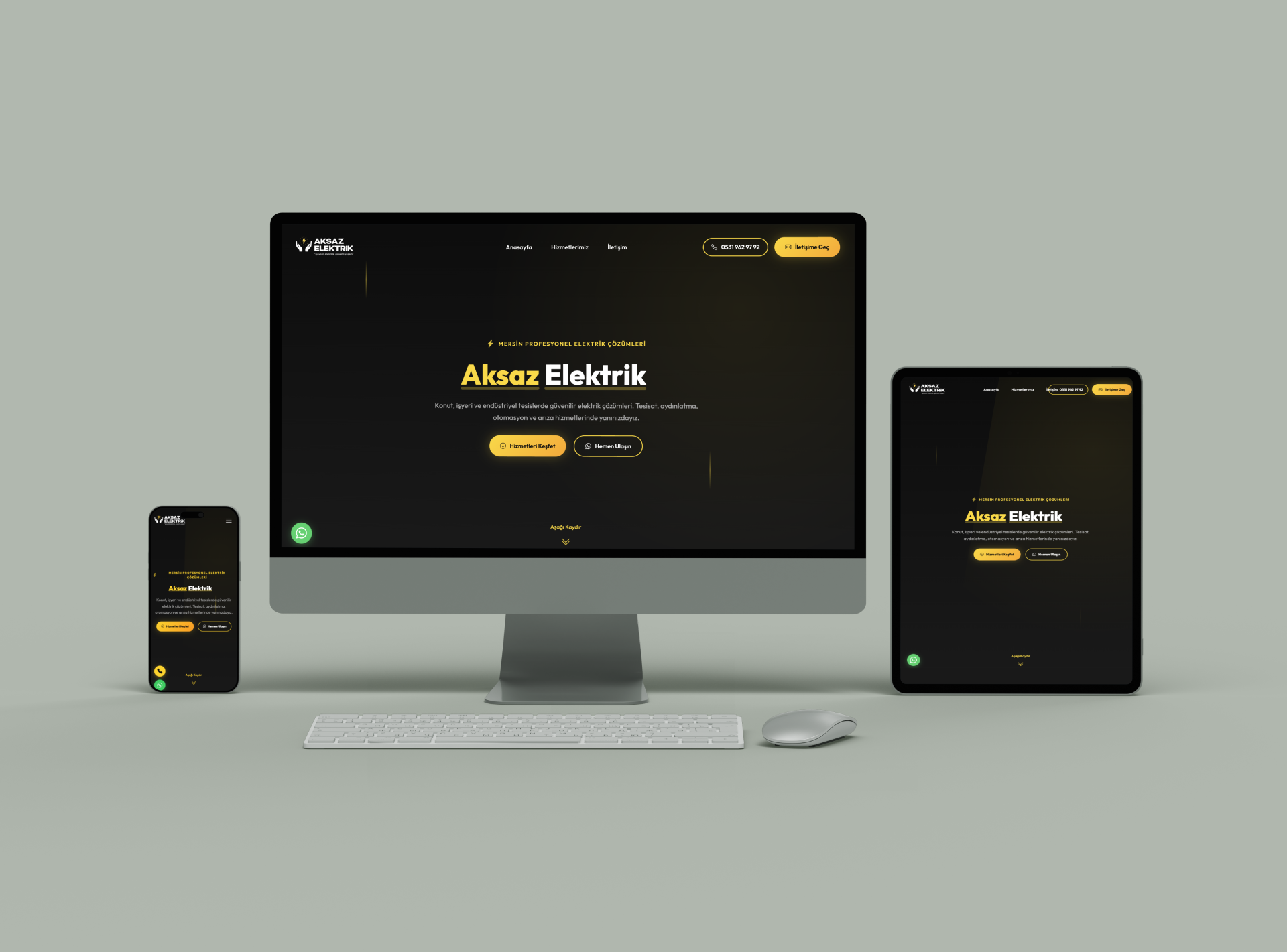 Aksaz Elektrik Web Sitesi