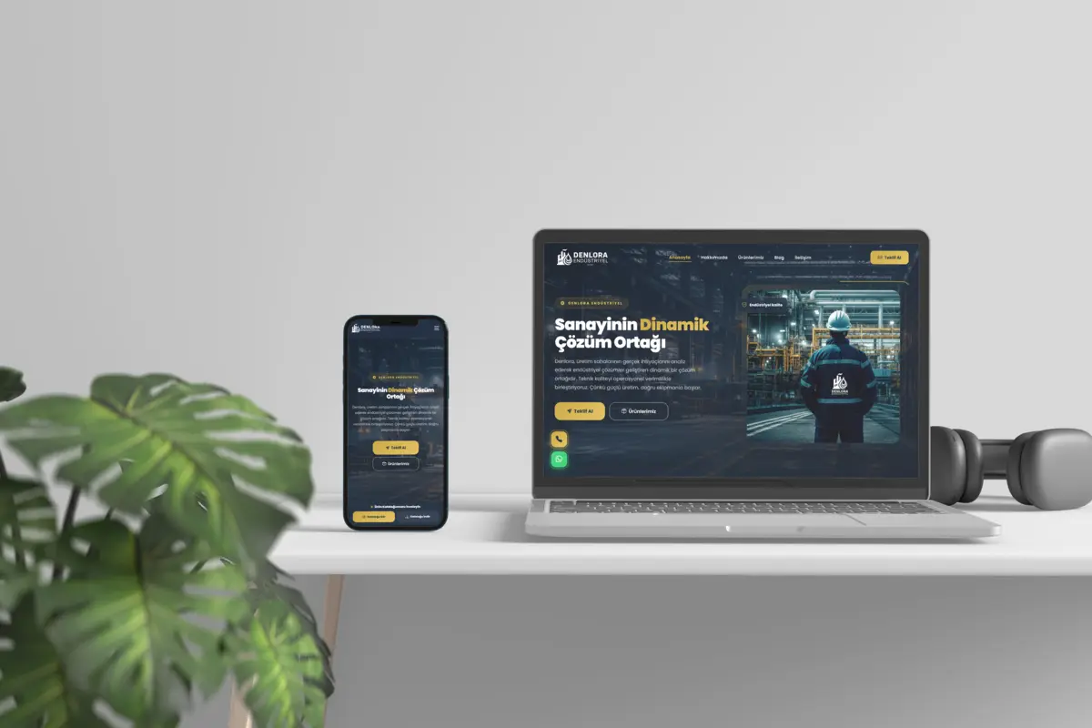 Denlora Kurumsal Web Sitesi