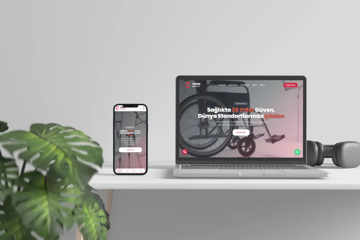 Tekin Medikal Kurumsal Web Sitesi