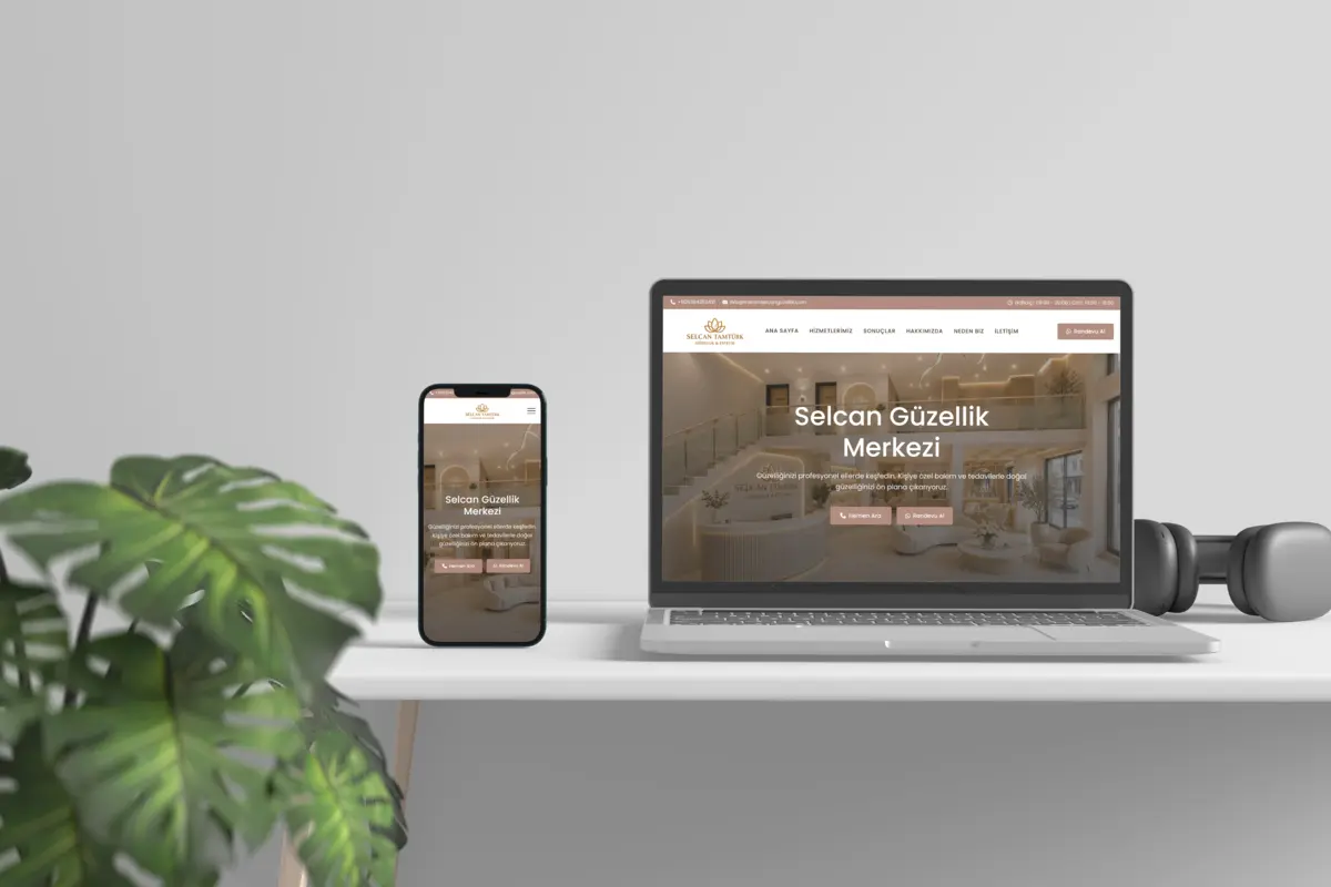 Selcan Tamtürk Kurumsal Web Sitesi