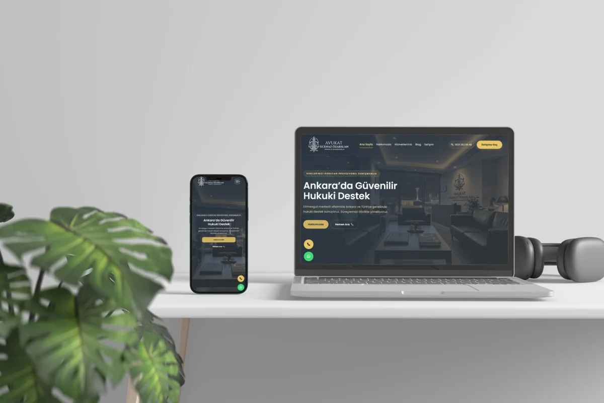 Avukat Ecenaz Özarslan Kurumsal Web Sitesi