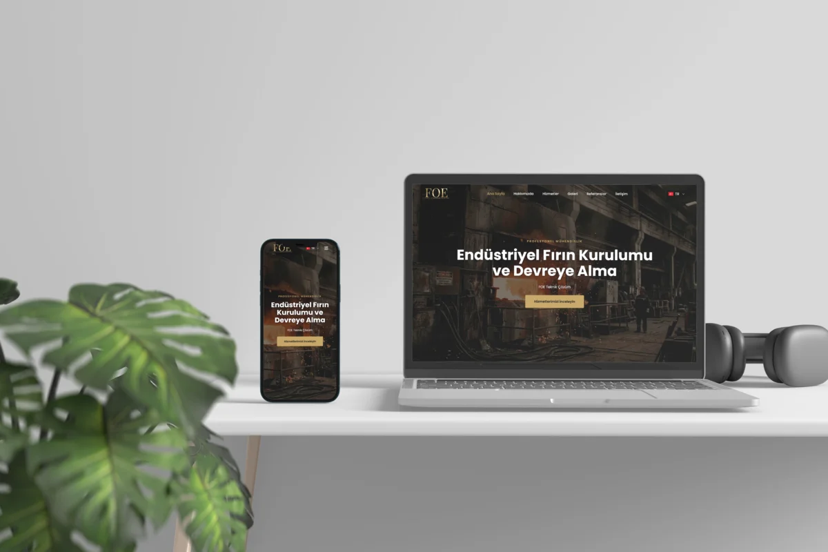 FOE Teknik Çözüm Kurumsal Web Sitesi