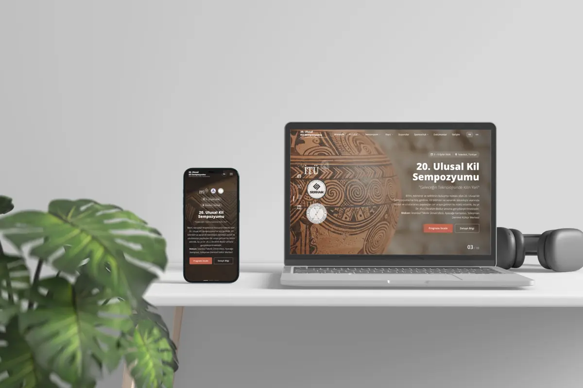İTÜ Kil Sempozyumu Kurumsal Web Sitesi