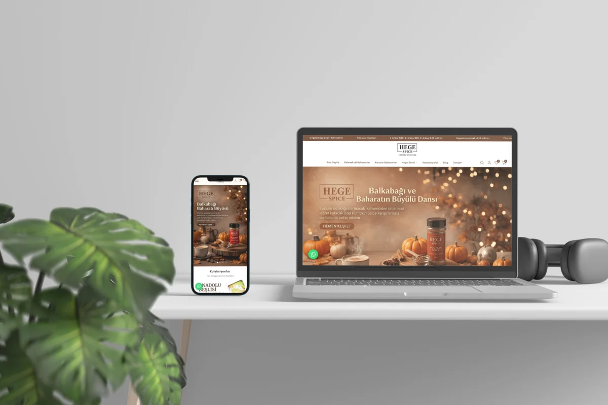 Hege Spice E-Ticaret Web Sitesi