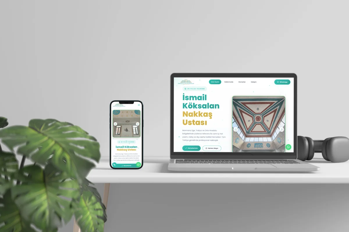 Köksalan Yapı Dekorasyon Kurumsal Web Sitesi