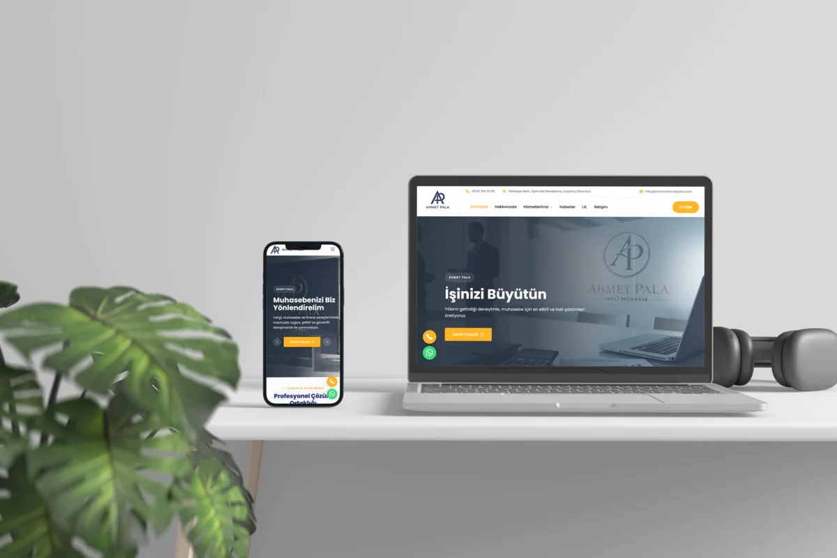 Ahmet Pala Kurumsal Web Sitesi